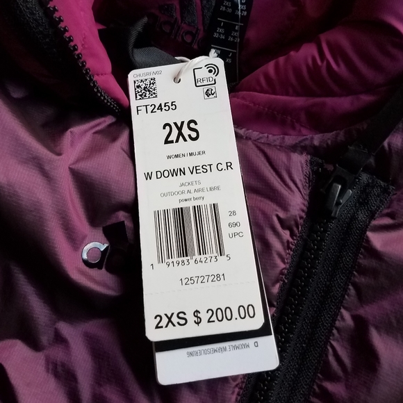 Adidas New Woman Down Vest - Picture 14 of 16